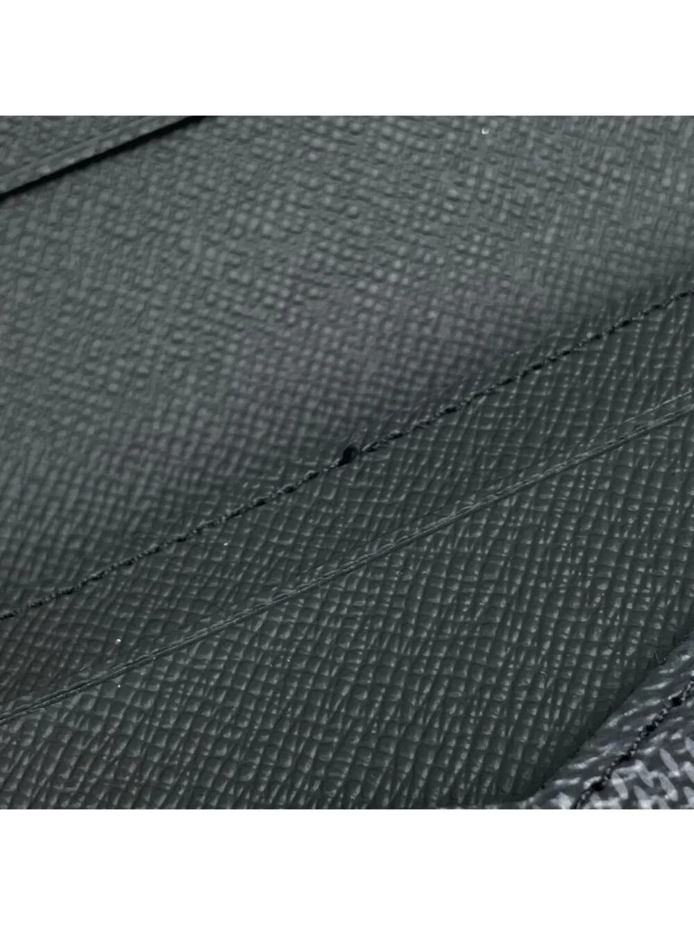 Louis Vuitton Envelope Business Card Holder Case Damier Graphite Black